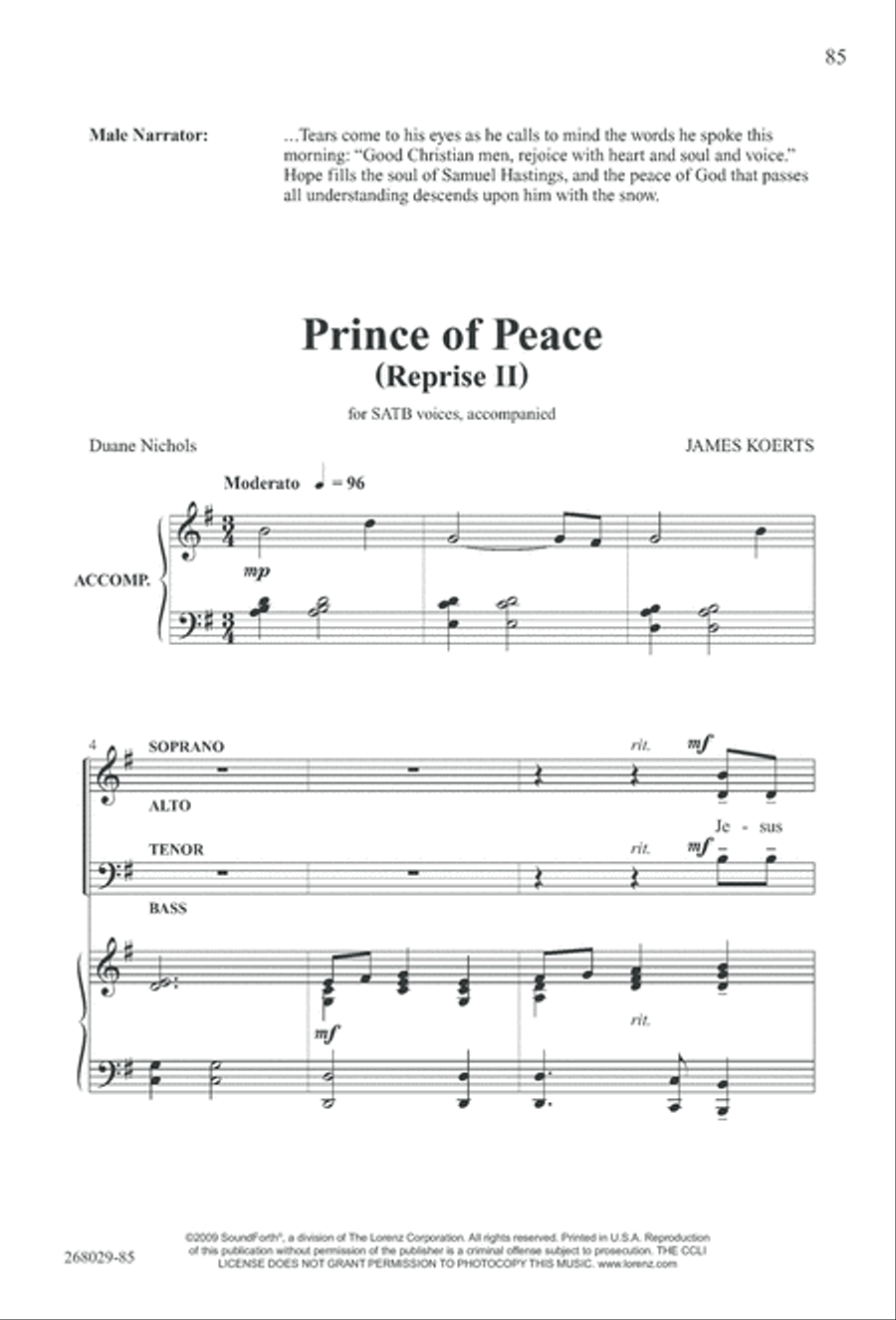 1777: A Colonial Christmas (Digital Download) 4-Part scores gallery preview page 90