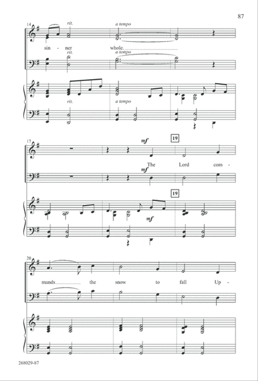 1777: A Colonial Christmas (Digital Download) 4-Part scores gallery preview page 92