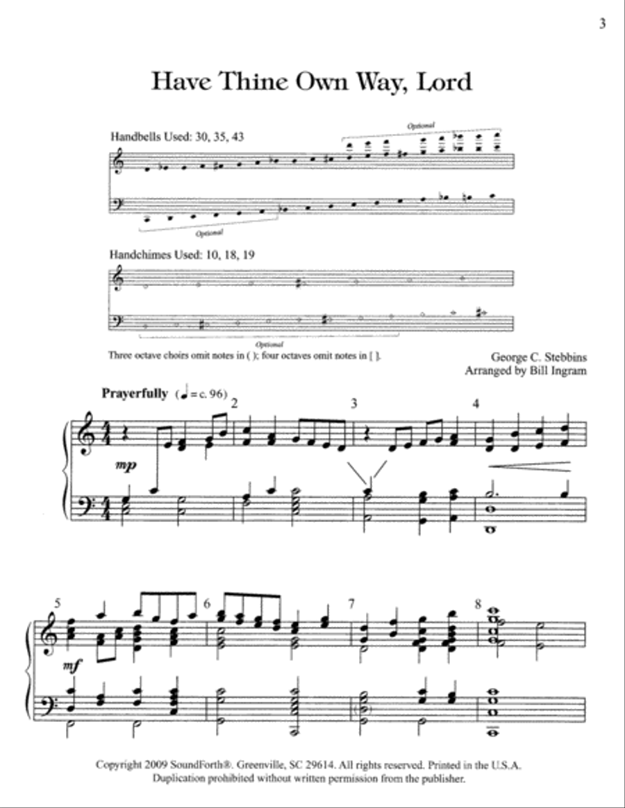 Have Thine Own Way, Lord Have Thine Own Way, Lord 5-Octaves scores gallery preview page 3