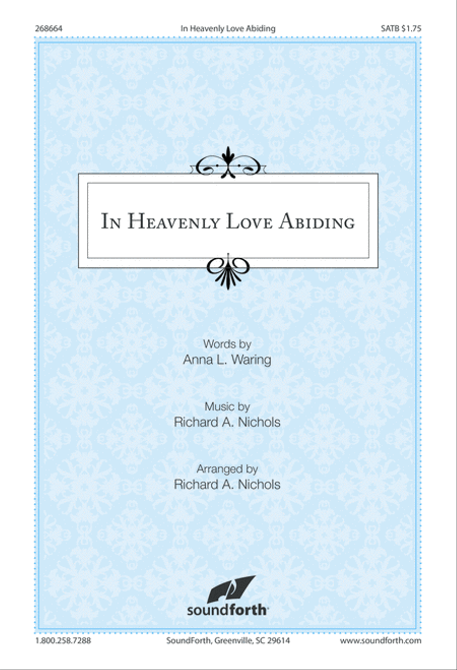 In Heavenly Love Abiding (Digital Download) 4-Part scores gallery preview page 1
