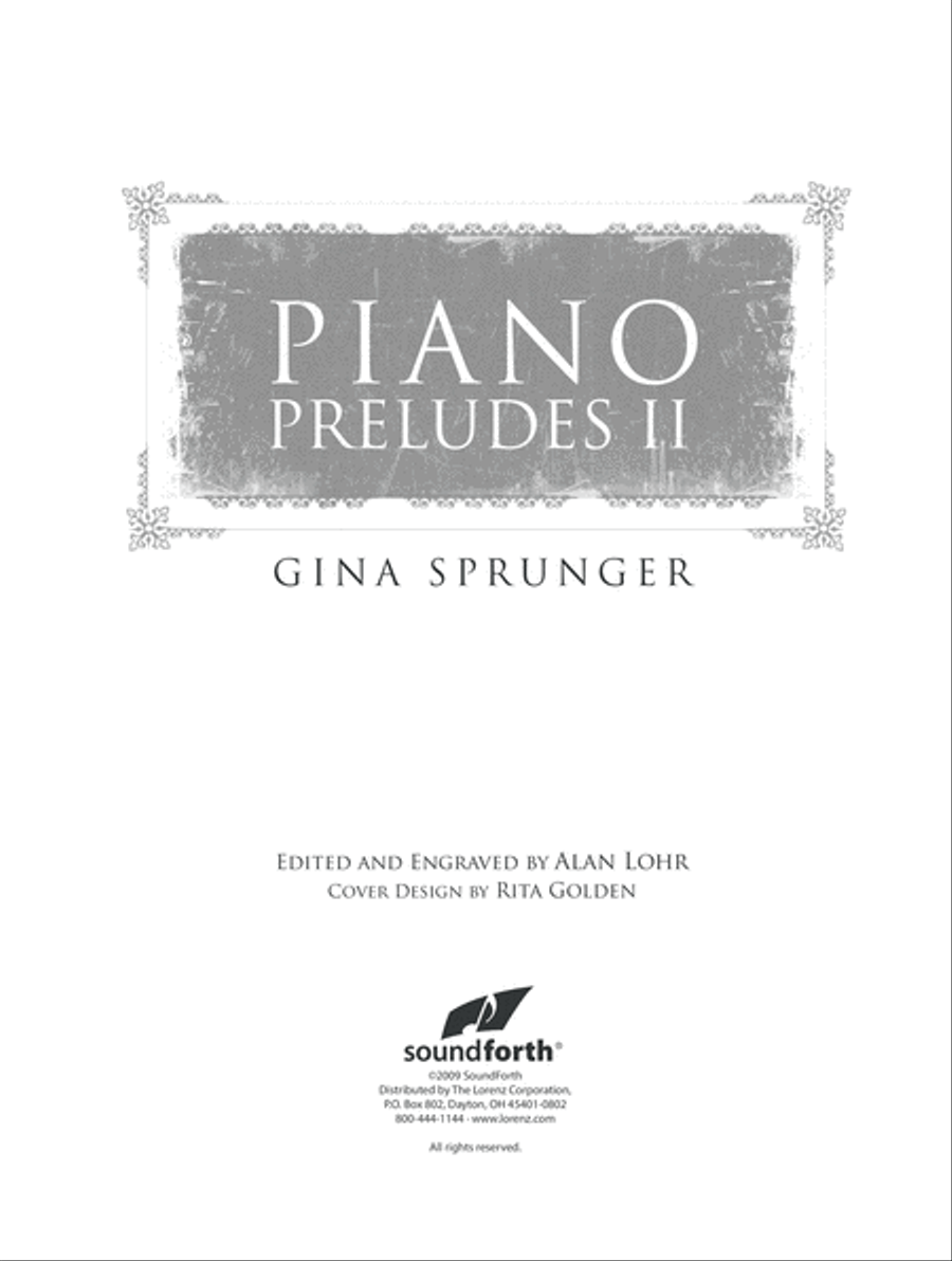 Piano Preludes II (Digital Download) Piano Solo scores gallery preview page 2