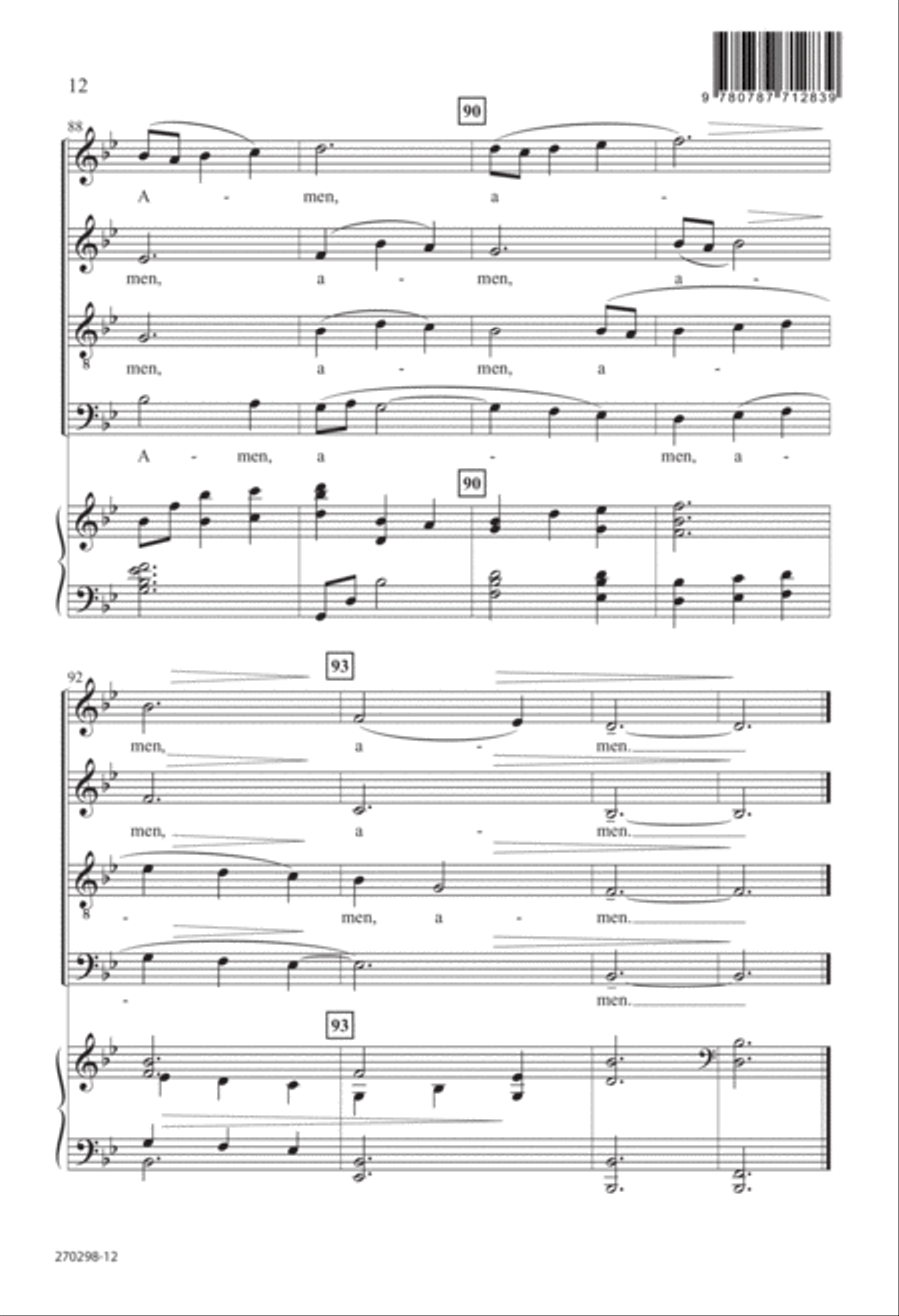 Love Divine, All Loves Excelling (Digital Download) 4-Part scores gallery preview page 12