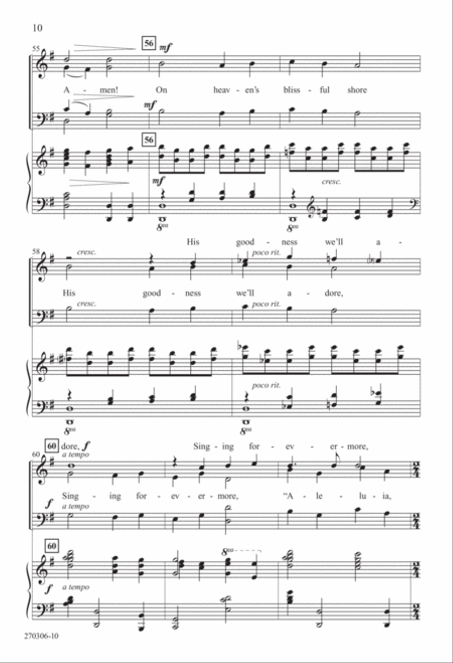 Come, Christians, Join to Sing (Digital Download) 4-Part scores gallery preview page 10