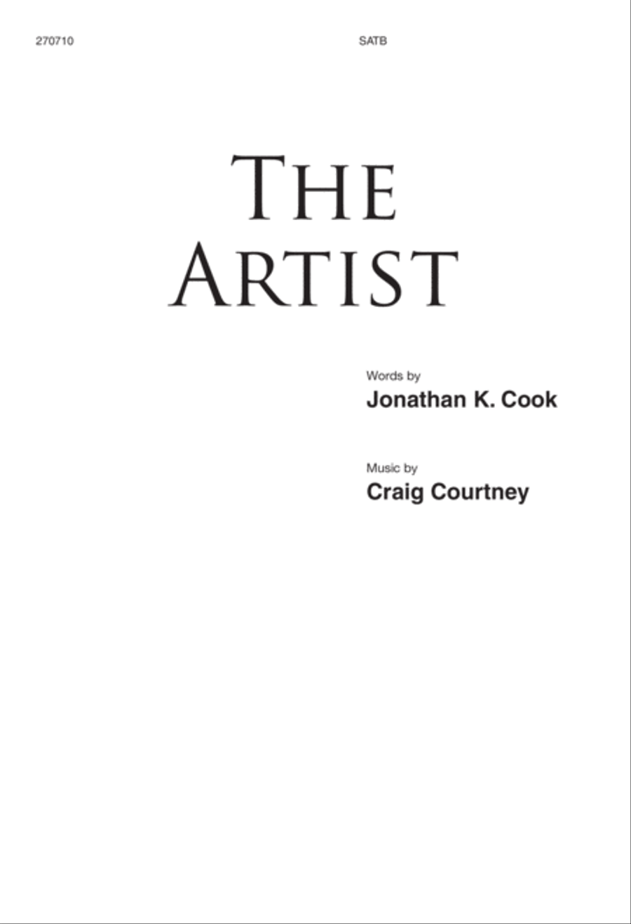 The Artist (Digital Download) 4-Part scores gallery preview page 1