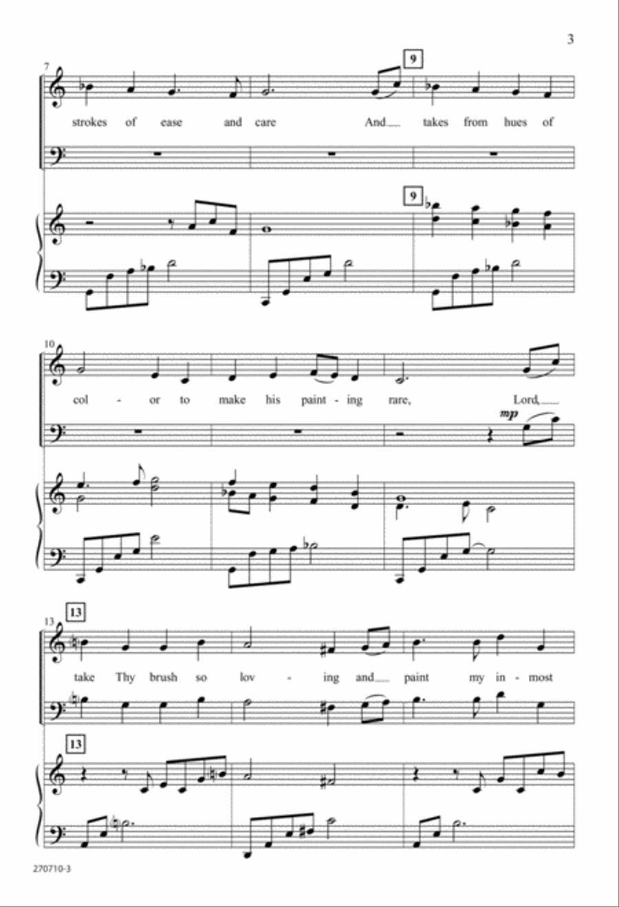 The Artist (Digital Download) 4-Part scores gallery preview page 3
