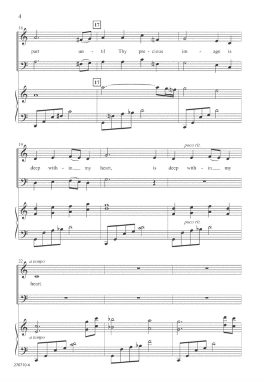 The Artist (Digital Download) 4-Part scores gallery preview page 4