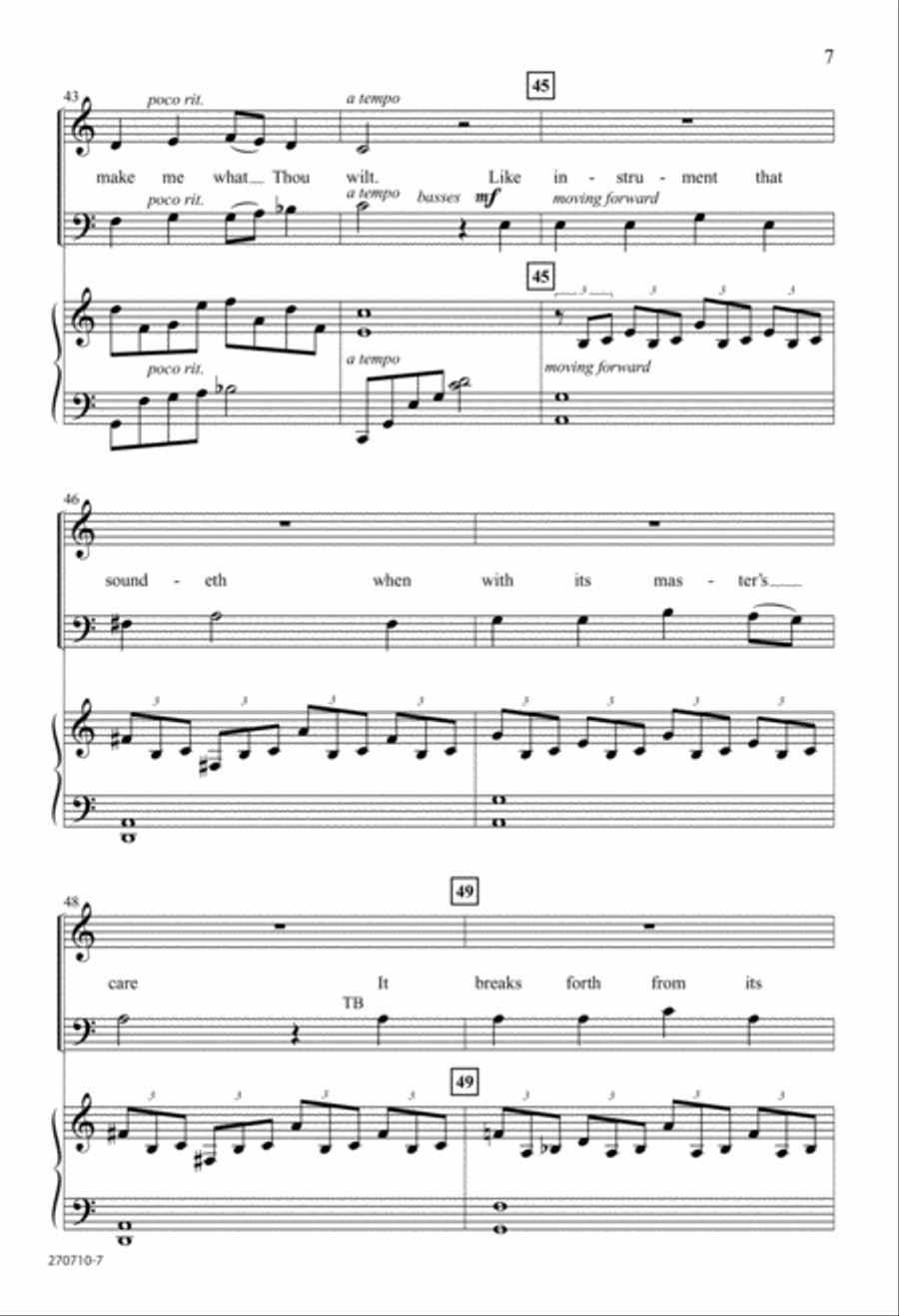 The Artist (Digital Download) 4-Part scores gallery preview page 7