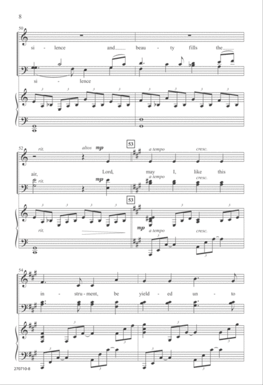 The Artist (Digital Download) 4-Part scores gallery preview page 8