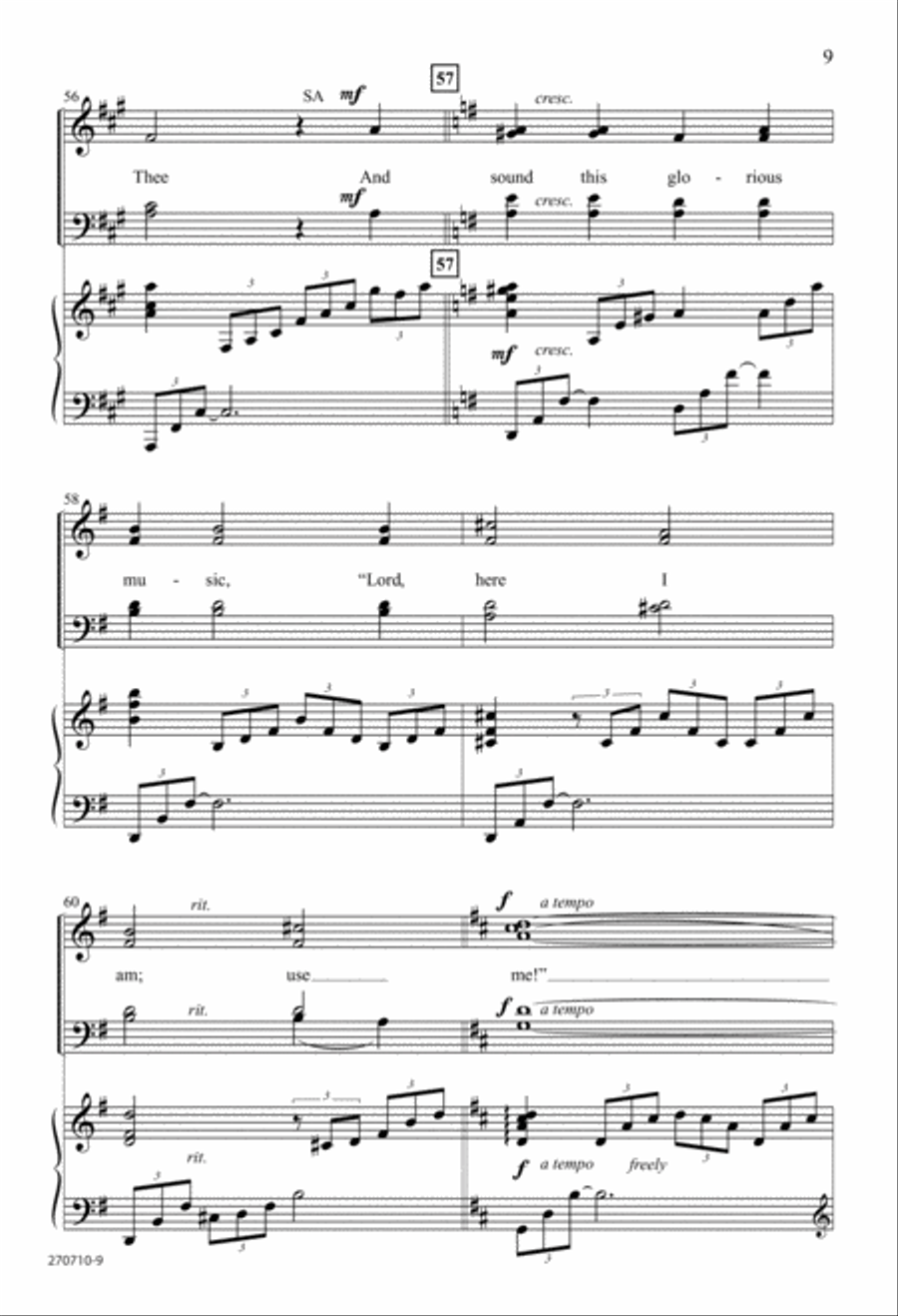 The Artist (Digital Download) 4-Part scores gallery preview page 9