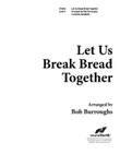 Let Us Break Bread Together