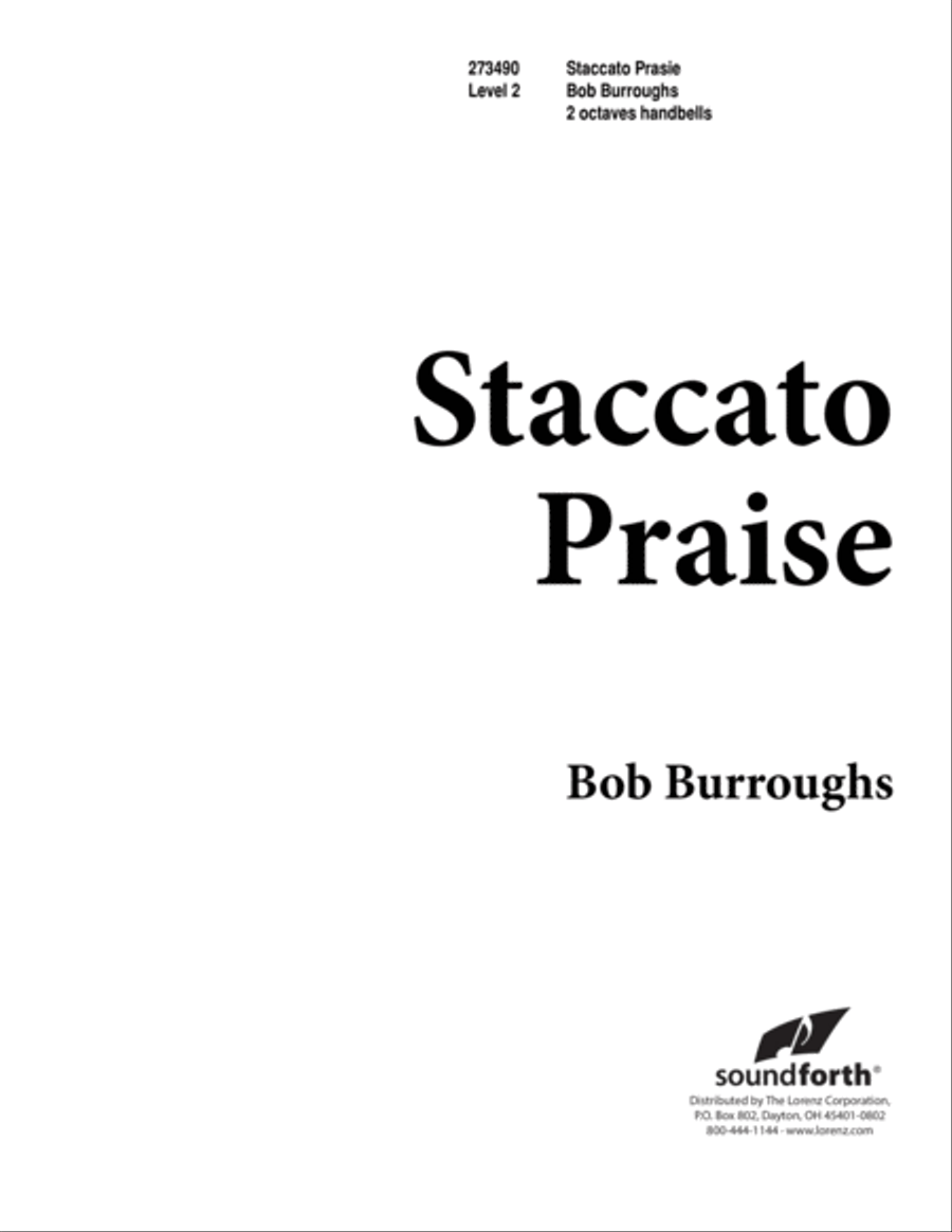 Staccato Praise Staccato Praise 2-Octaves scores gallery preview page 1