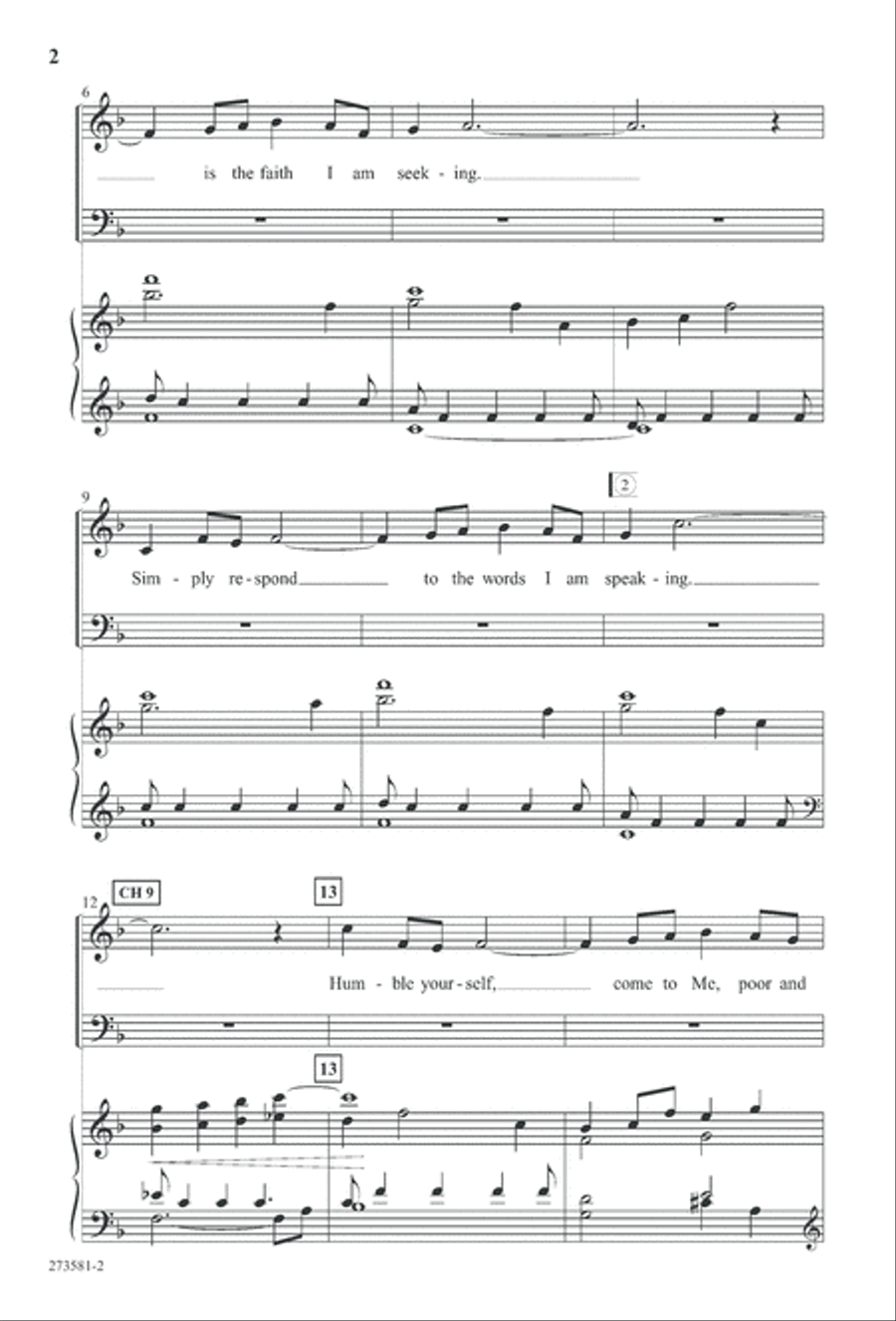 In His Hands (Digital Download) 4-Part scores gallery preview page 15