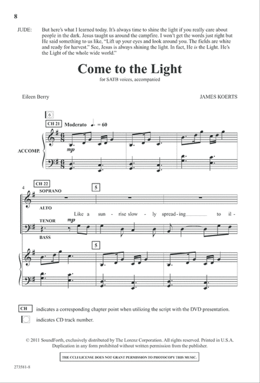 In His Hands (Digital Download) 4-Part scores gallery preview page 21