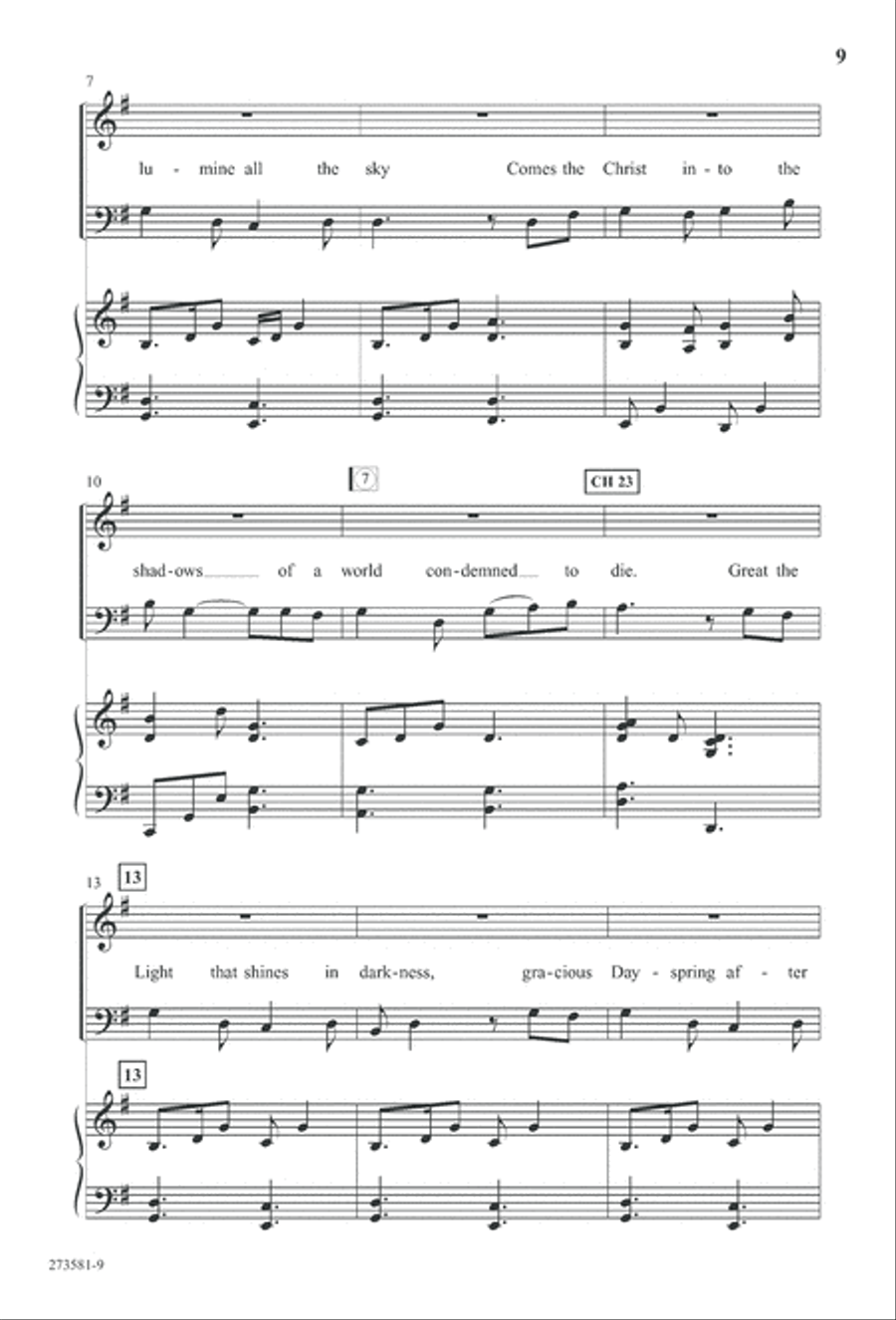 In His Hands (Digital Download) 4-Part scores gallery preview page 22
