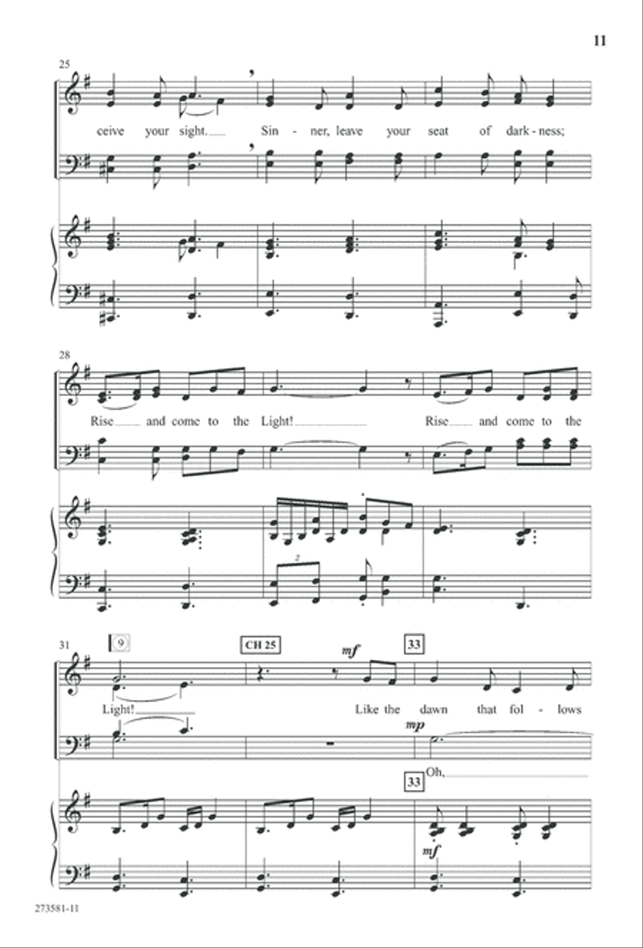 In His Hands (Digital Download) 4-Part scores gallery preview page 24