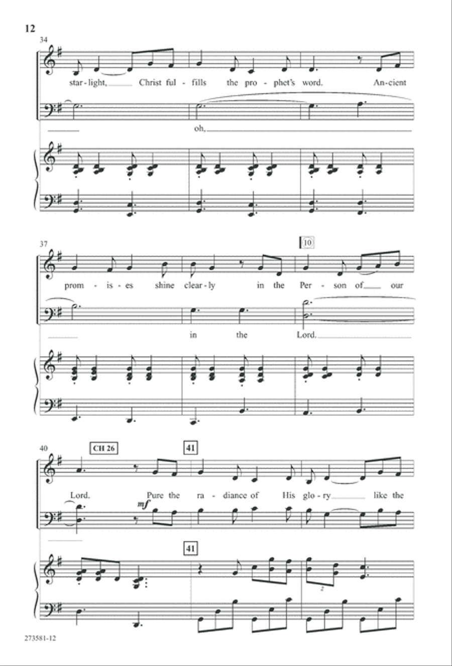 In His Hands (Digital Download) 4-Part scores gallery preview page 25