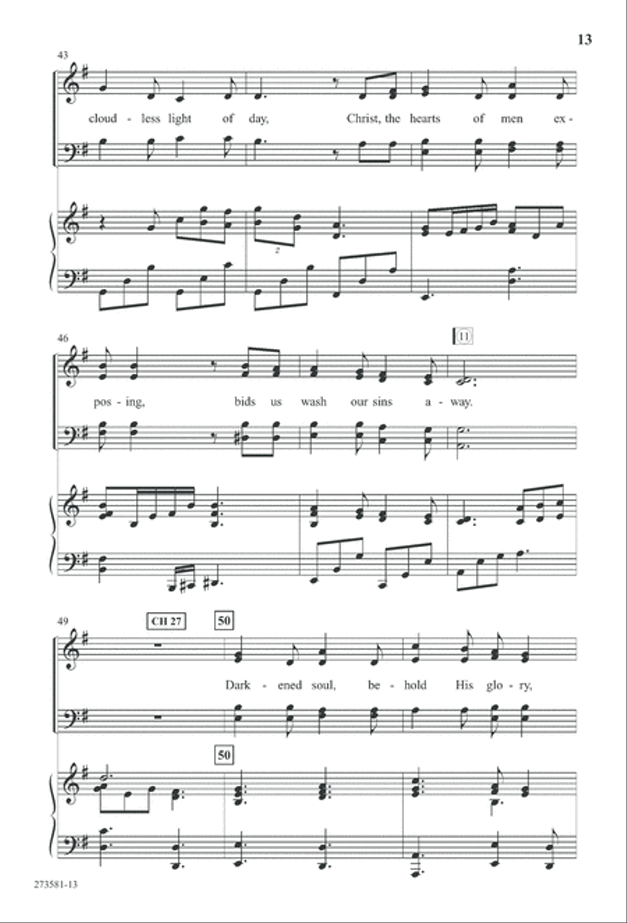 In His Hands (Digital Download) 4-Part scores gallery preview page 26