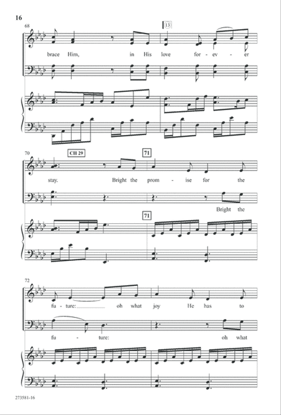 In His Hands (Digital Download) 4-Part scores gallery preview page 29
