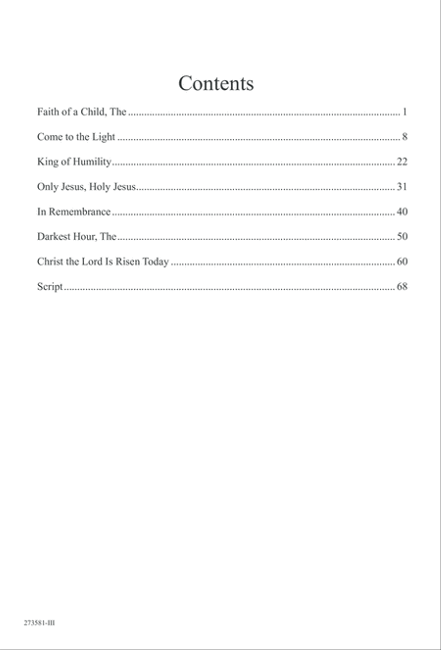 In His Hands (Digital Download) 4-Part scores gallery preview page 4