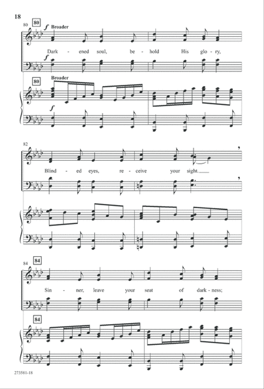 In His Hands (Digital Download) 4-Part scores gallery preview page 31