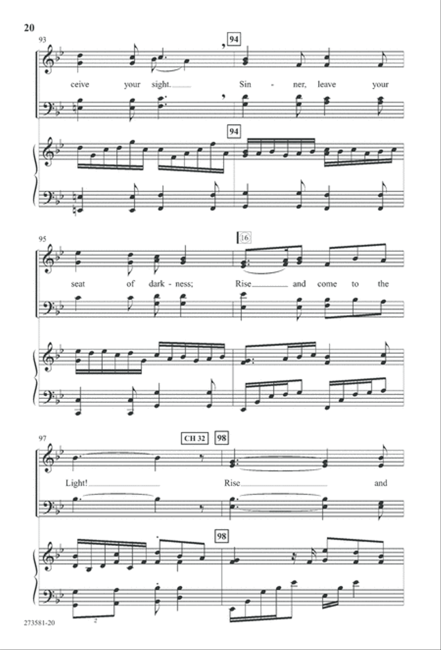 In His Hands (Digital Download) 4-Part scores gallery preview page 33