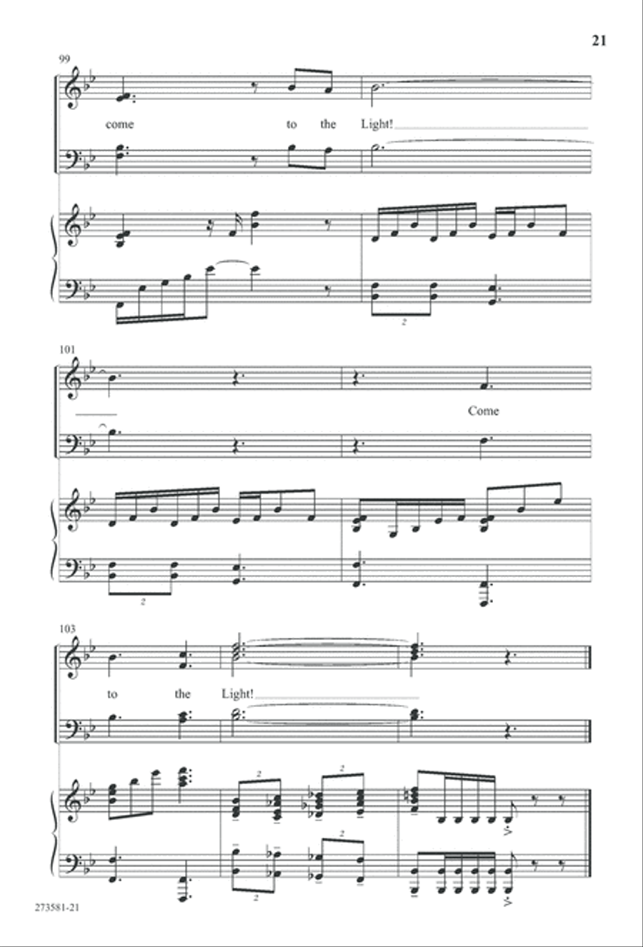 In His Hands (Digital Download) 4-Part scores gallery preview page 34
