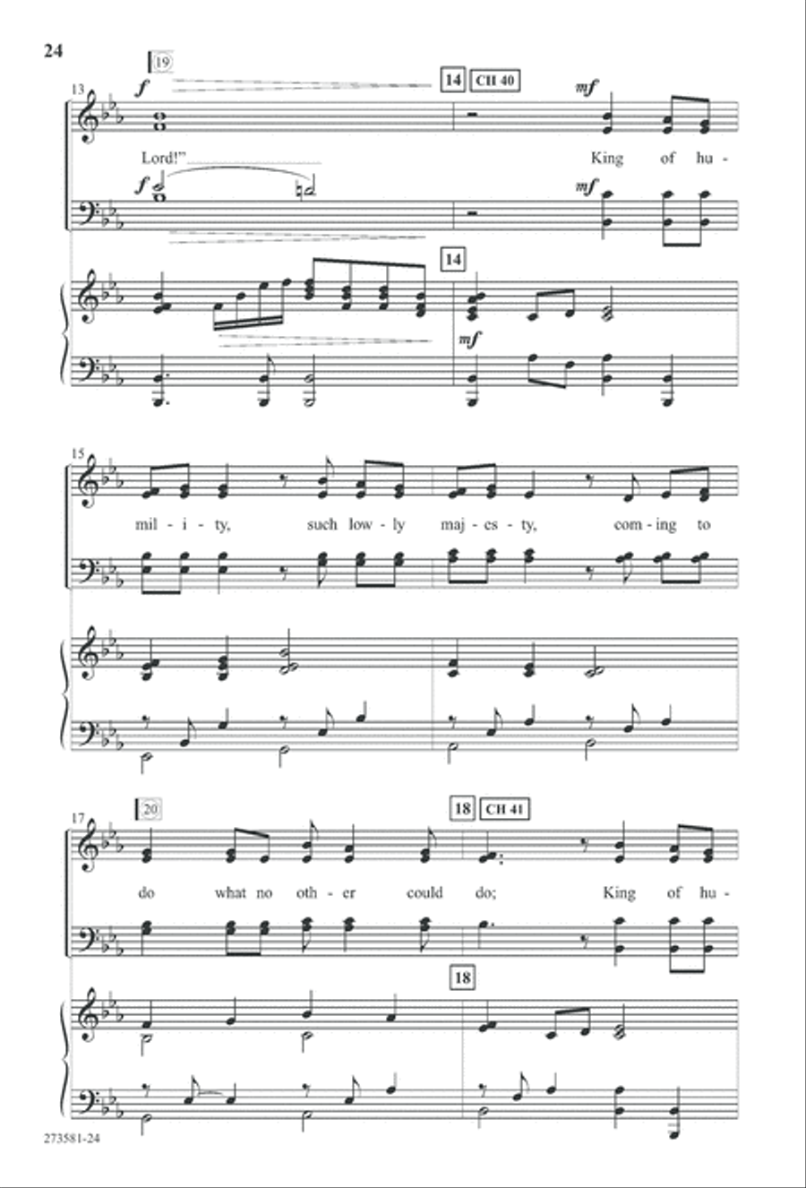 In His Hands (Digital Download) 4-Part scores gallery preview page 37