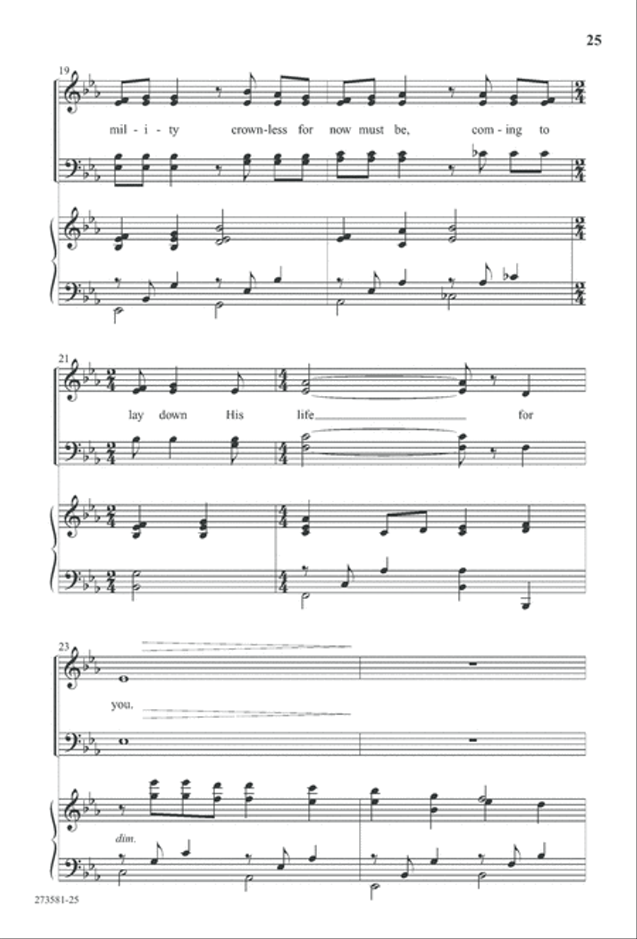 In His Hands (Digital Download) 4-Part scores gallery preview page 38