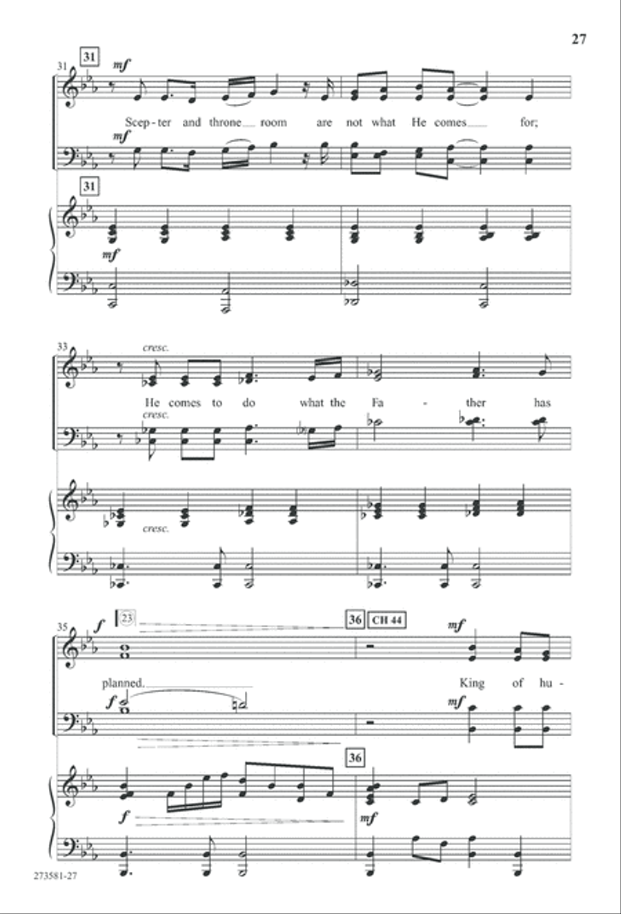 In His Hands (Digital Download) 4-Part scores gallery preview page 40