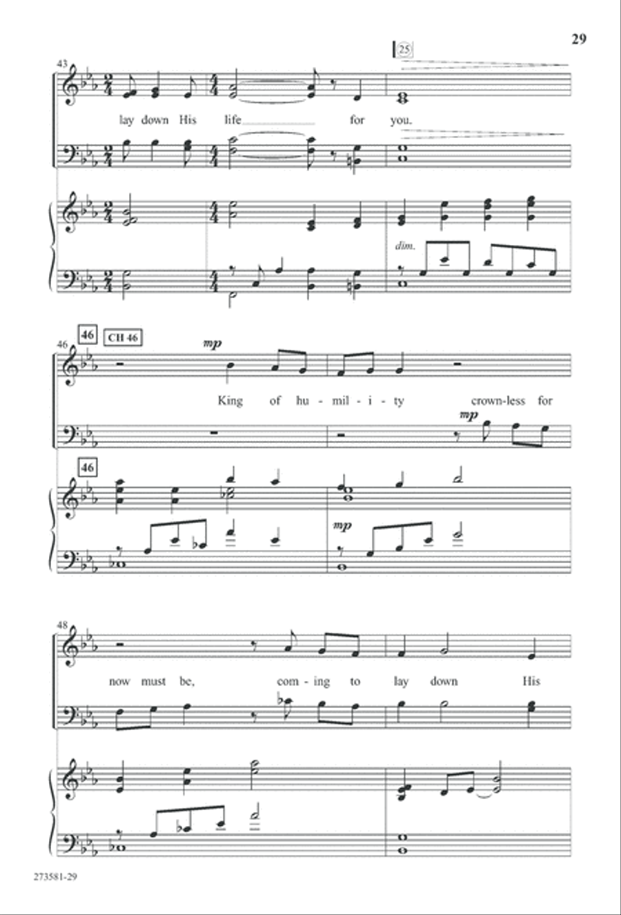 In His Hands (Digital Download) 4-Part scores gallery preview page 42