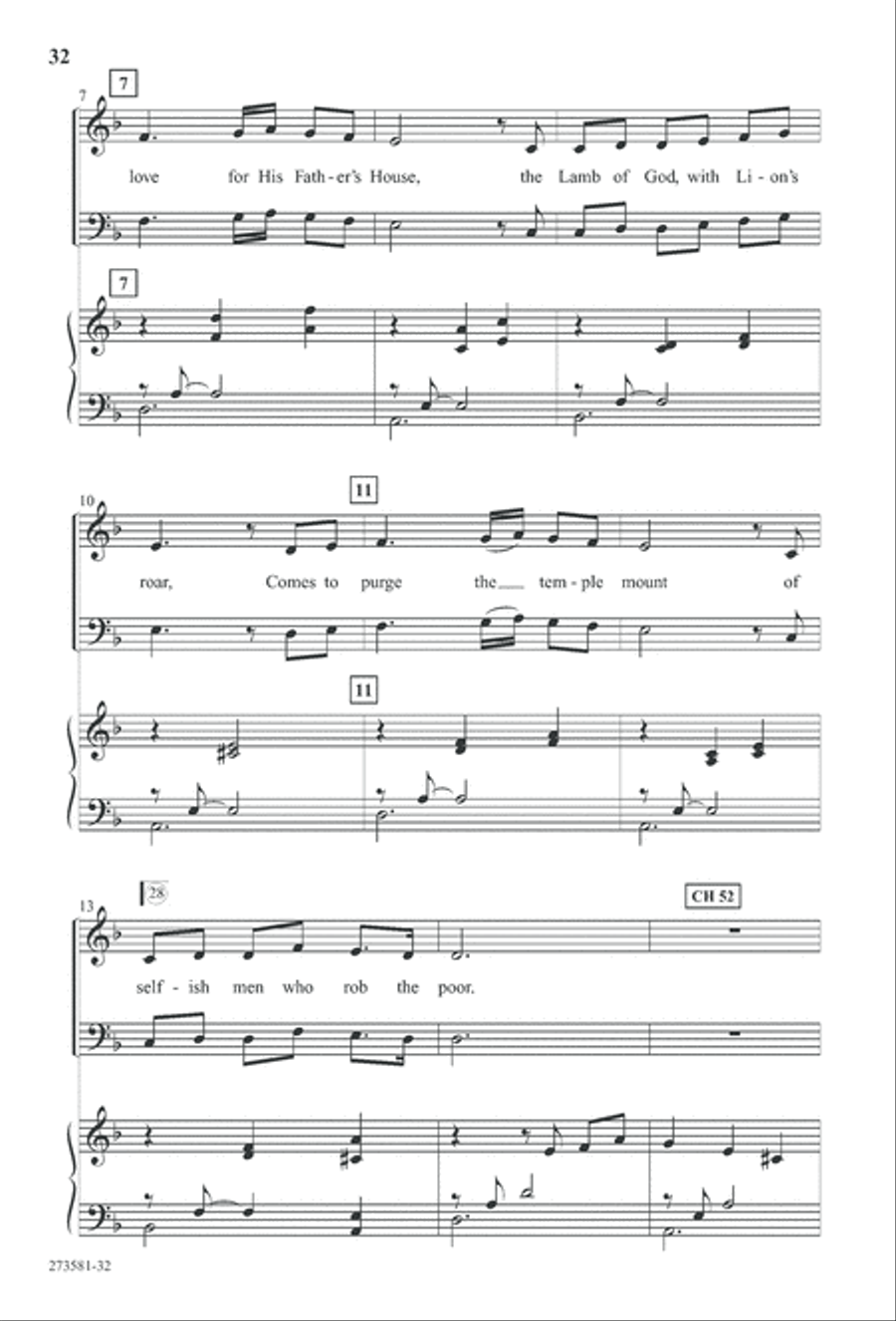 In His Hands (Digital Download) 4-Part scores gallery preview page 45