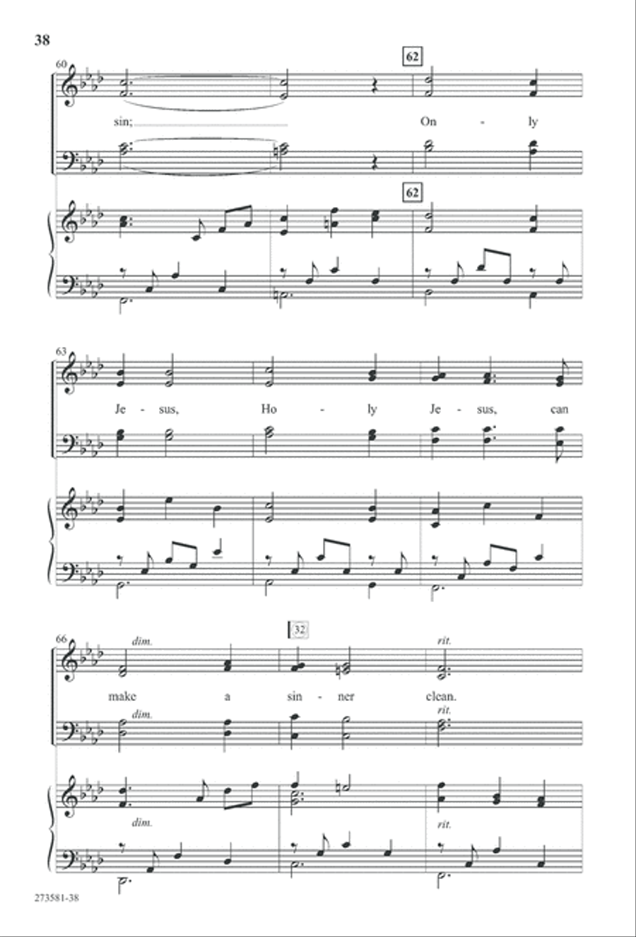 In His Hands (Digital Download) 4-Part scores gallery preview page 51