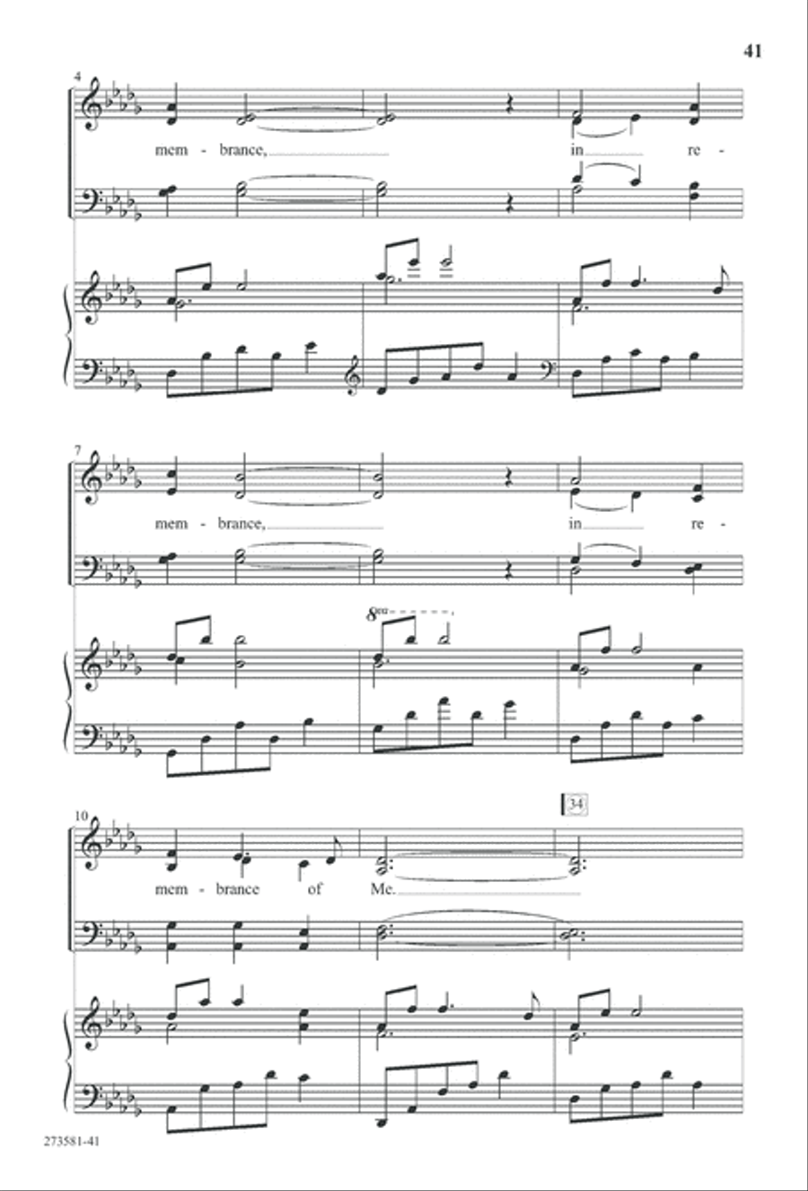 In His Hands (Digital Download) 4-Part scores gallery preview page 54