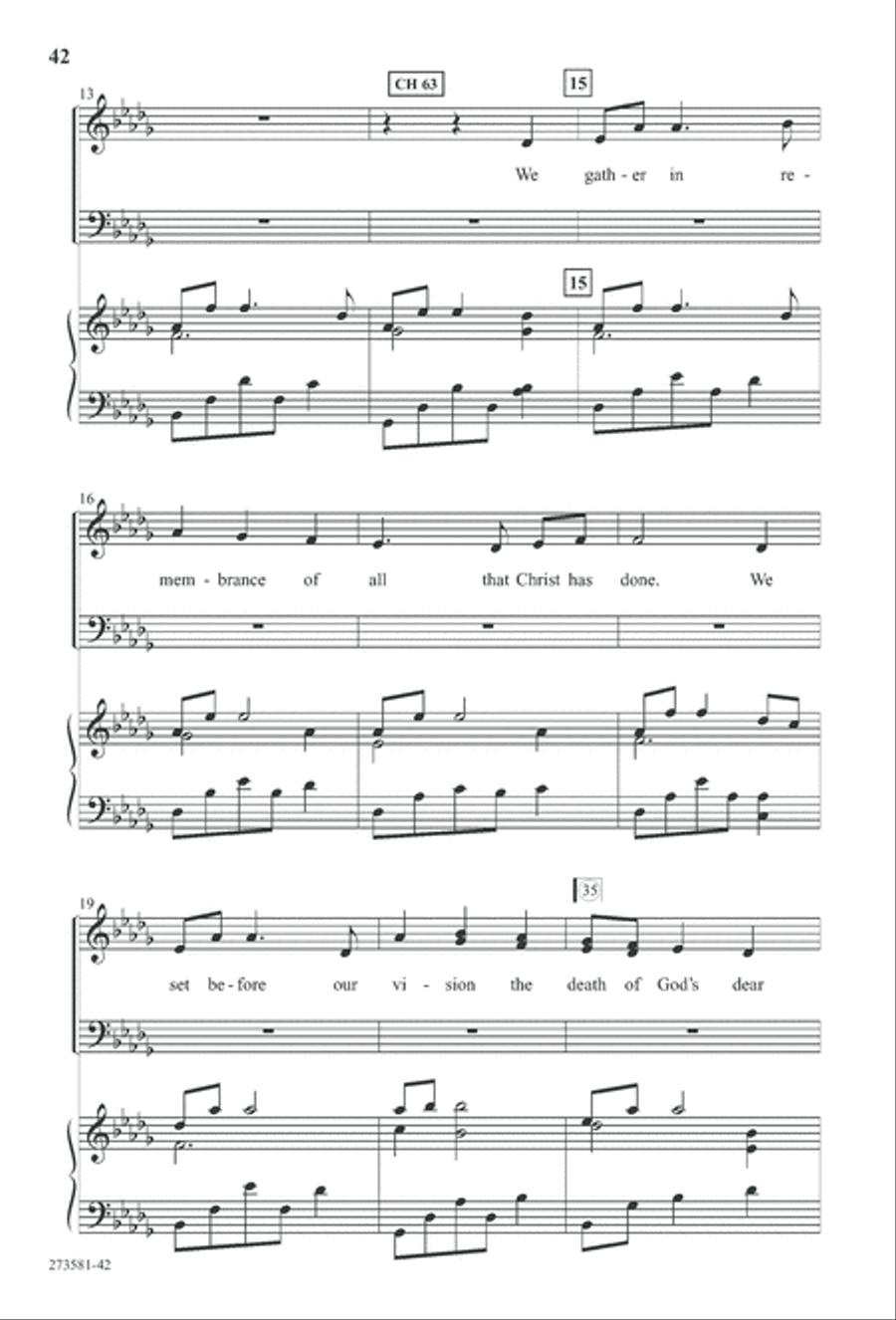 In His Hands (Digital Download) 4-Part scores gallery preview page 55