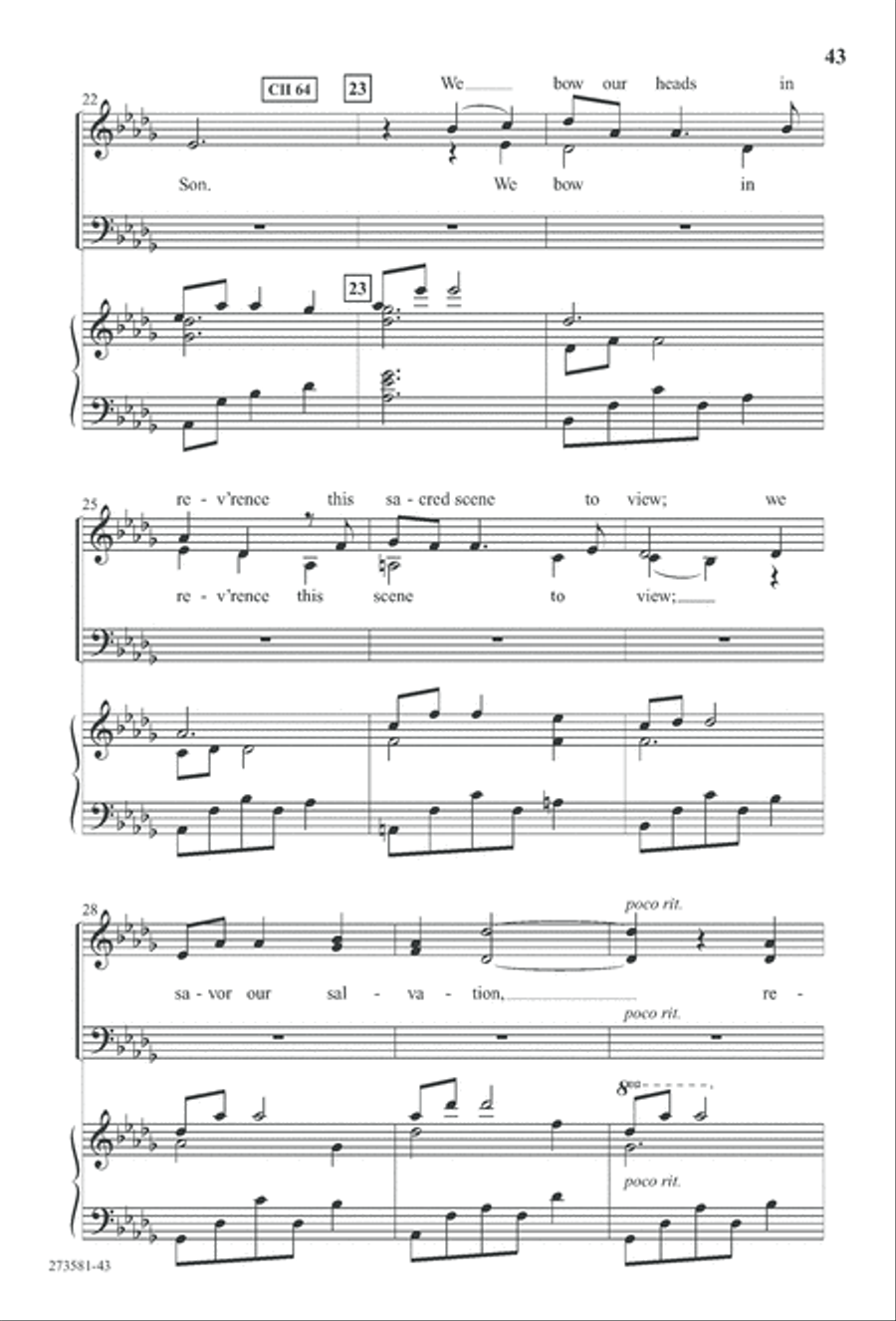 In His Hands (Digital Download) 4-Part scores gallery preview page 56
