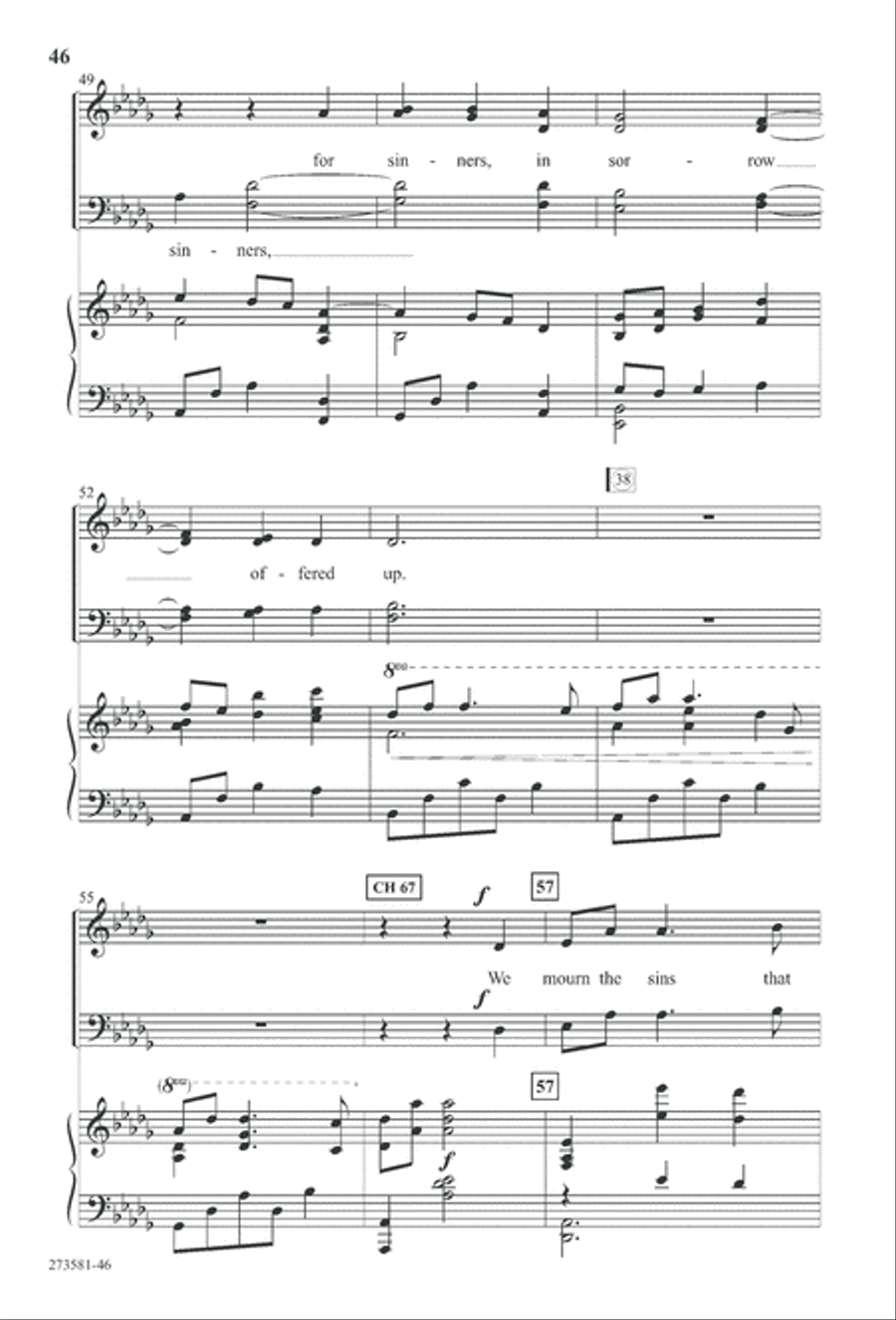 In His Hands (Digital Download) 4-Part scores gallery preview page 59