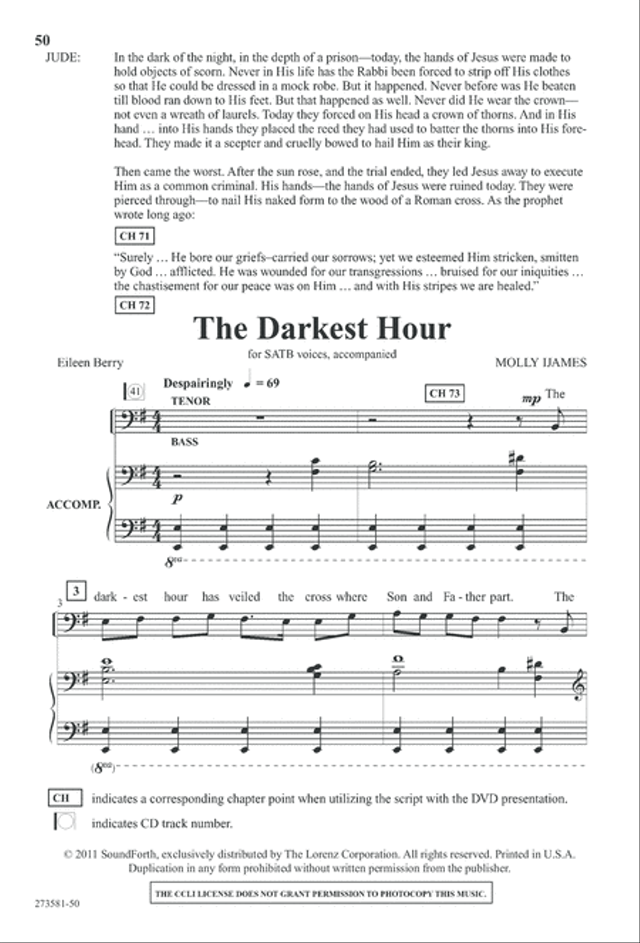 In His Hands (Digital Download) 4-Part scores gallery preview page 63