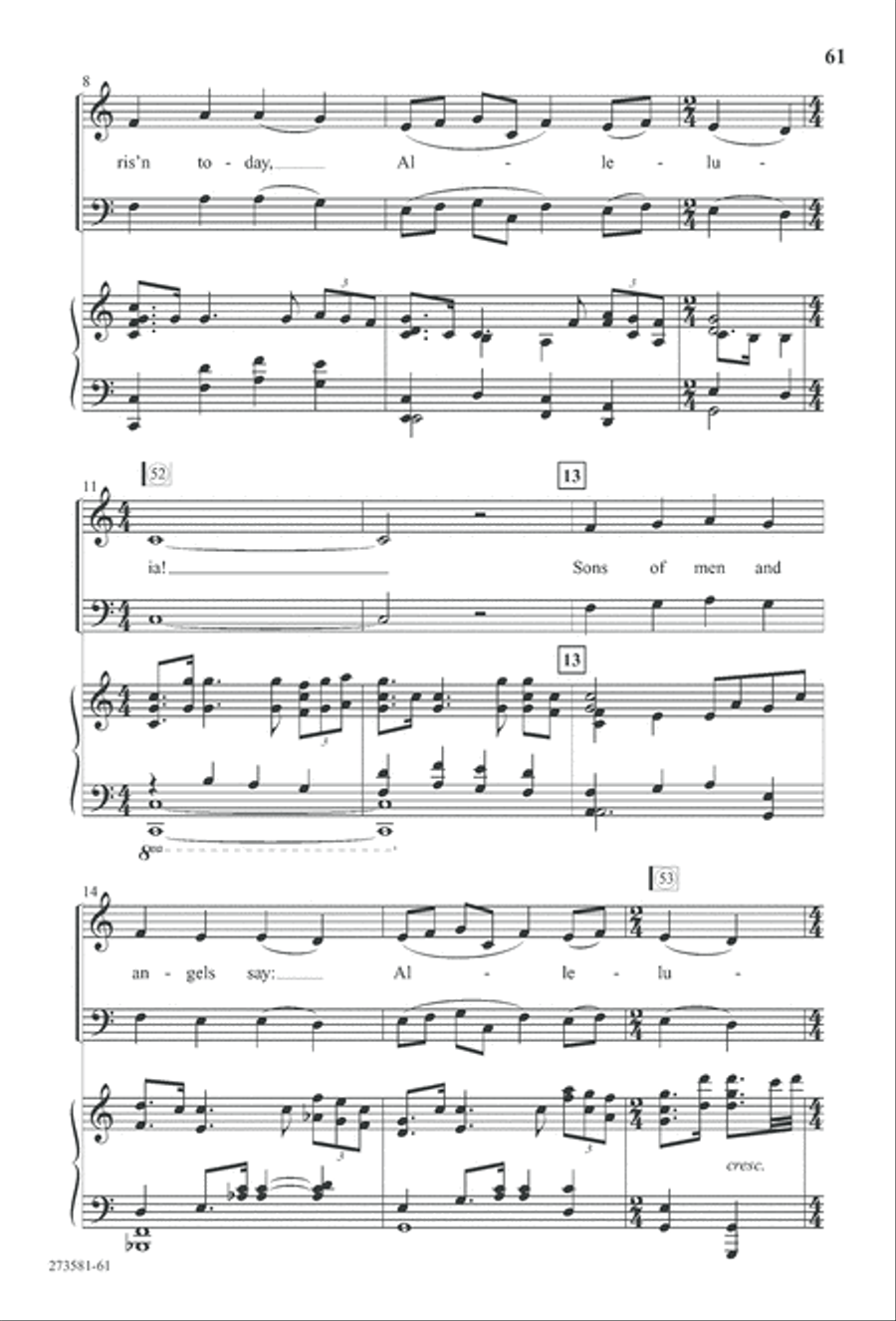 In His Hands (Digital Download) 4-Part scores gallery preview page 74