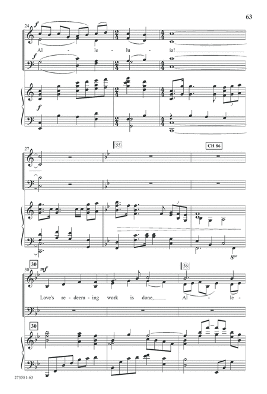 In His Hands (Digital Download) 4-Part scores gallery preview page 76