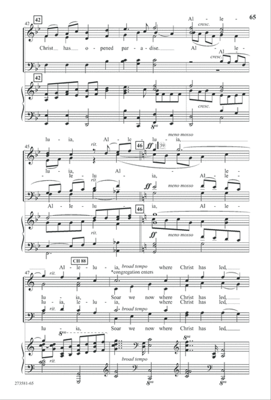 In His Hands (Digital Download) 4-Part scores gallery preview page 78