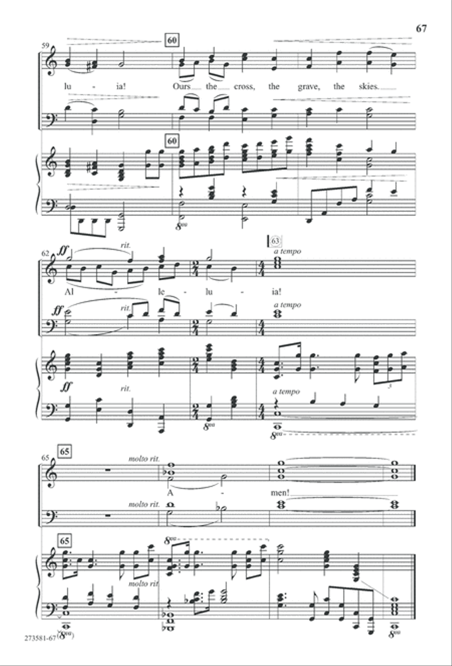 In His Hands (Digital Download) 4-Part scores gallery preview page 80