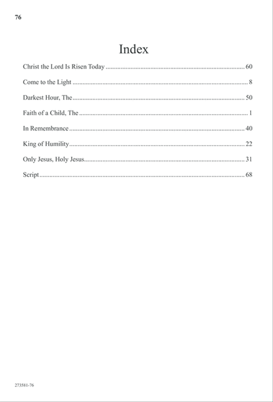 In His Hands (Digital Download) 4-Part scores gallery preview page 89