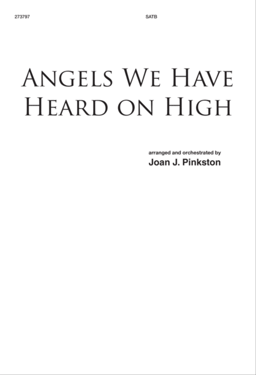 Angels We Have Heard on High (Digital Download) 4-Part scores gallery preview page 1