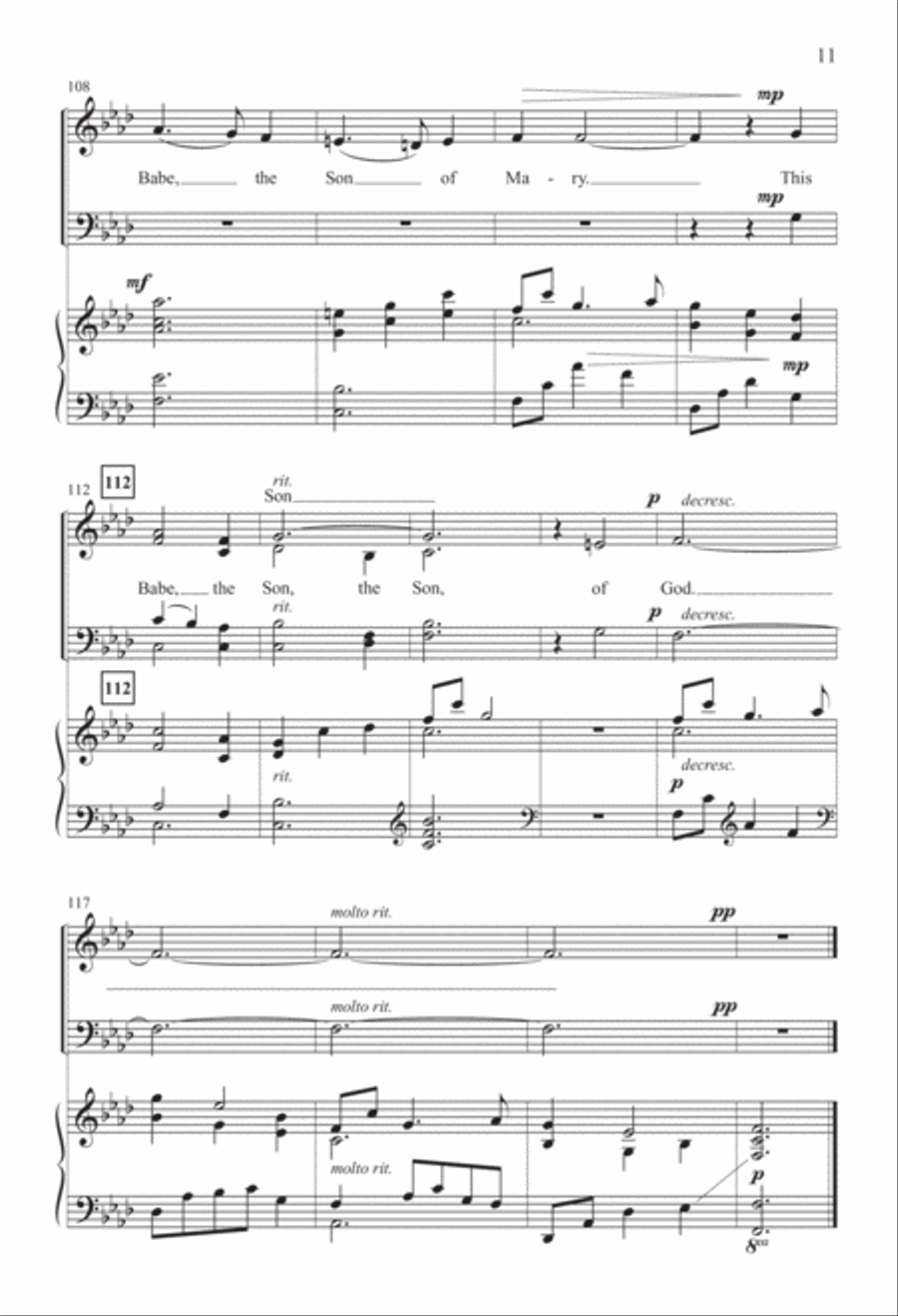 What Child Is This? (Digital Download) 4-Part scores gallery preview page 11