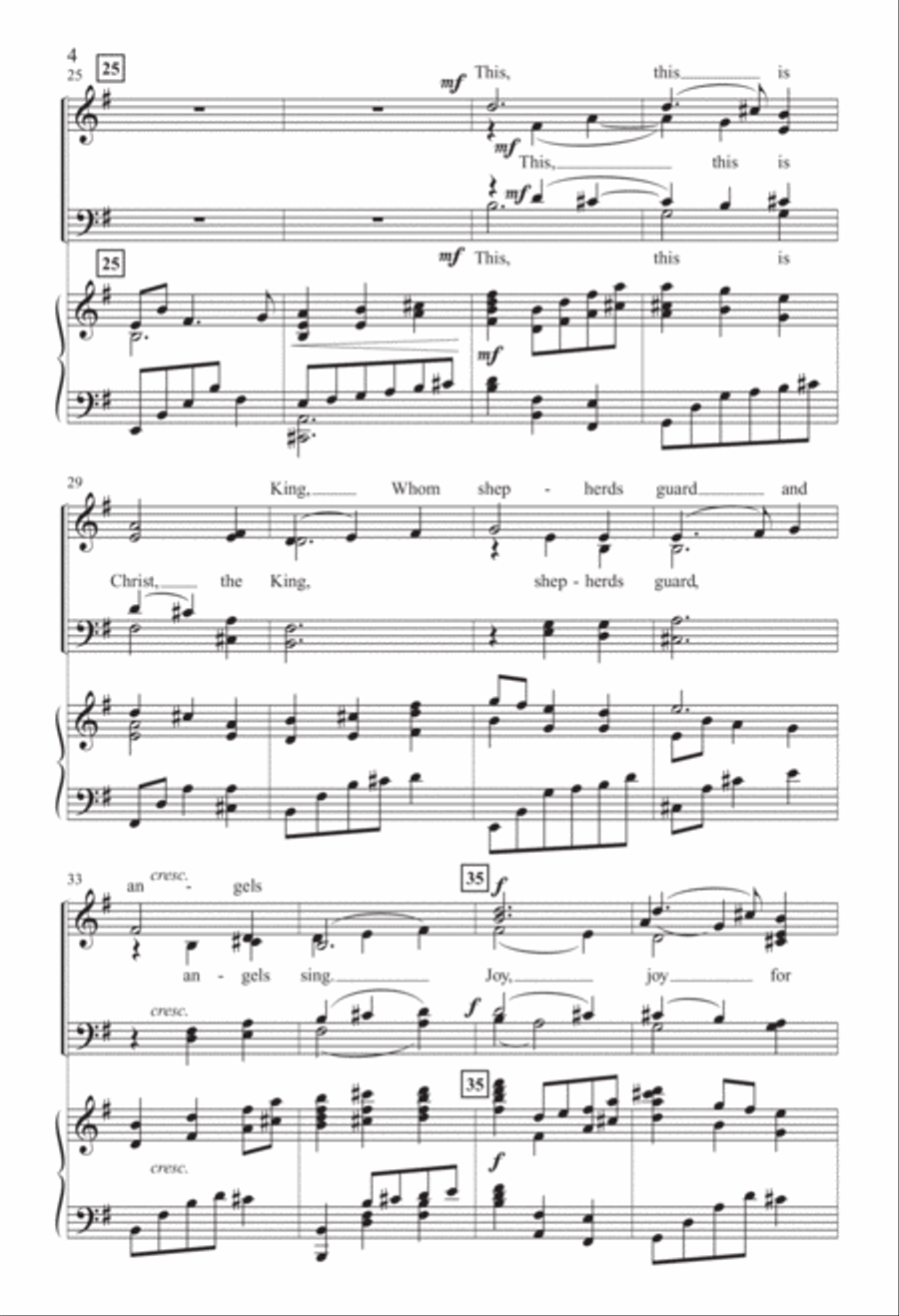 What Child Is This? (Digital Download) 4-Part scores gallery preview page 4