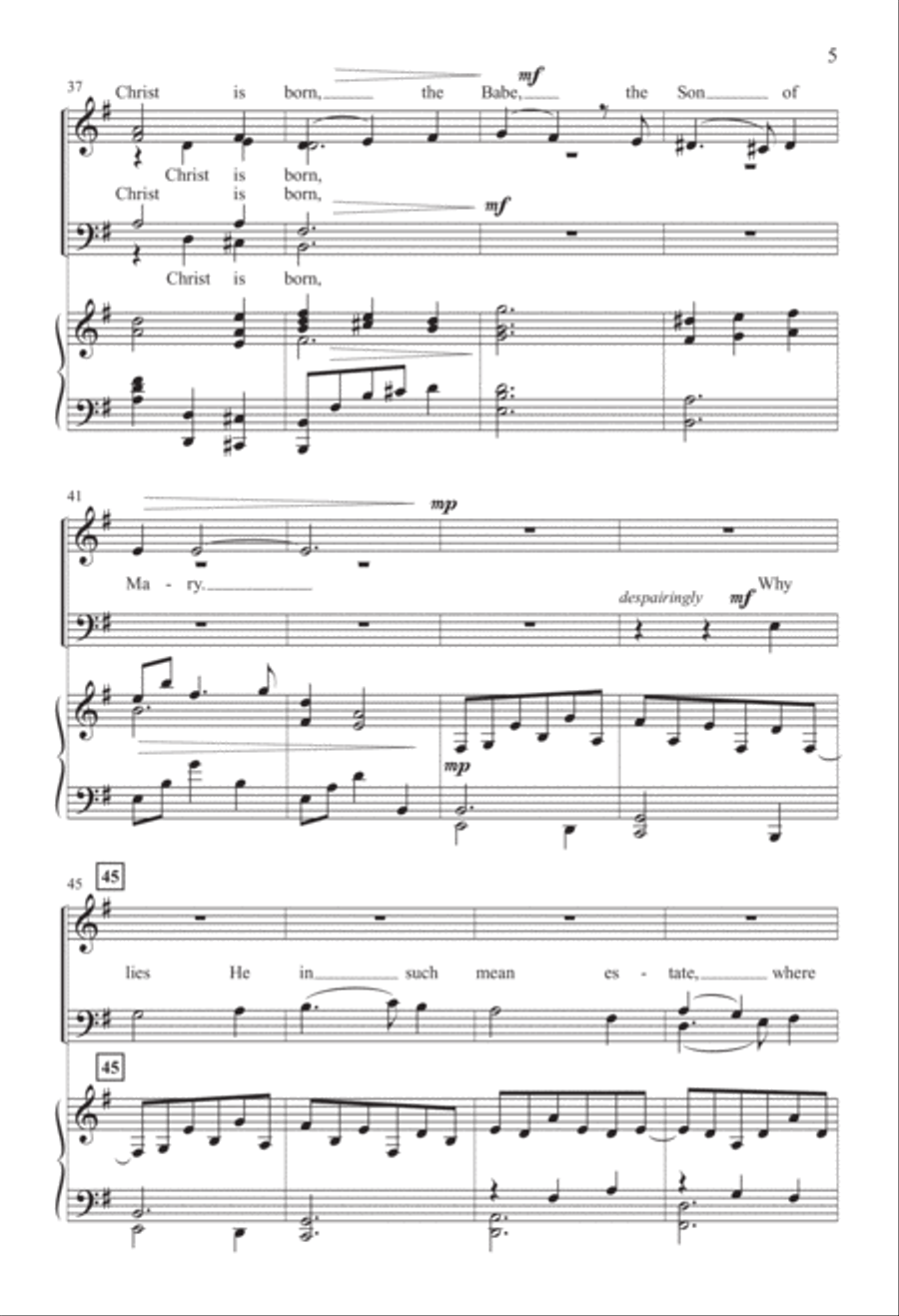 What Child Is This? (Digital Download) 4-Part scores gallery preview page 5