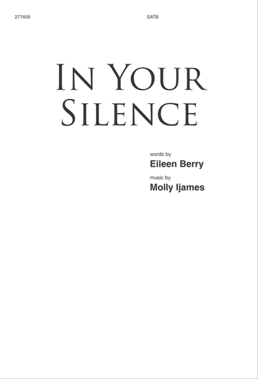 In Your Silence (Digital Download) 4-Part scores gallery preview page 1