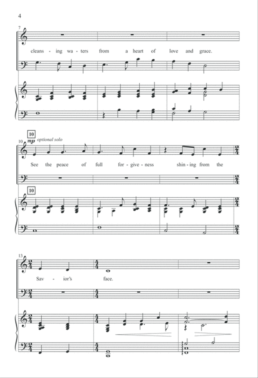 Taste and See - Anthem (Digital Download) 4-Part scores gallery preview page 4