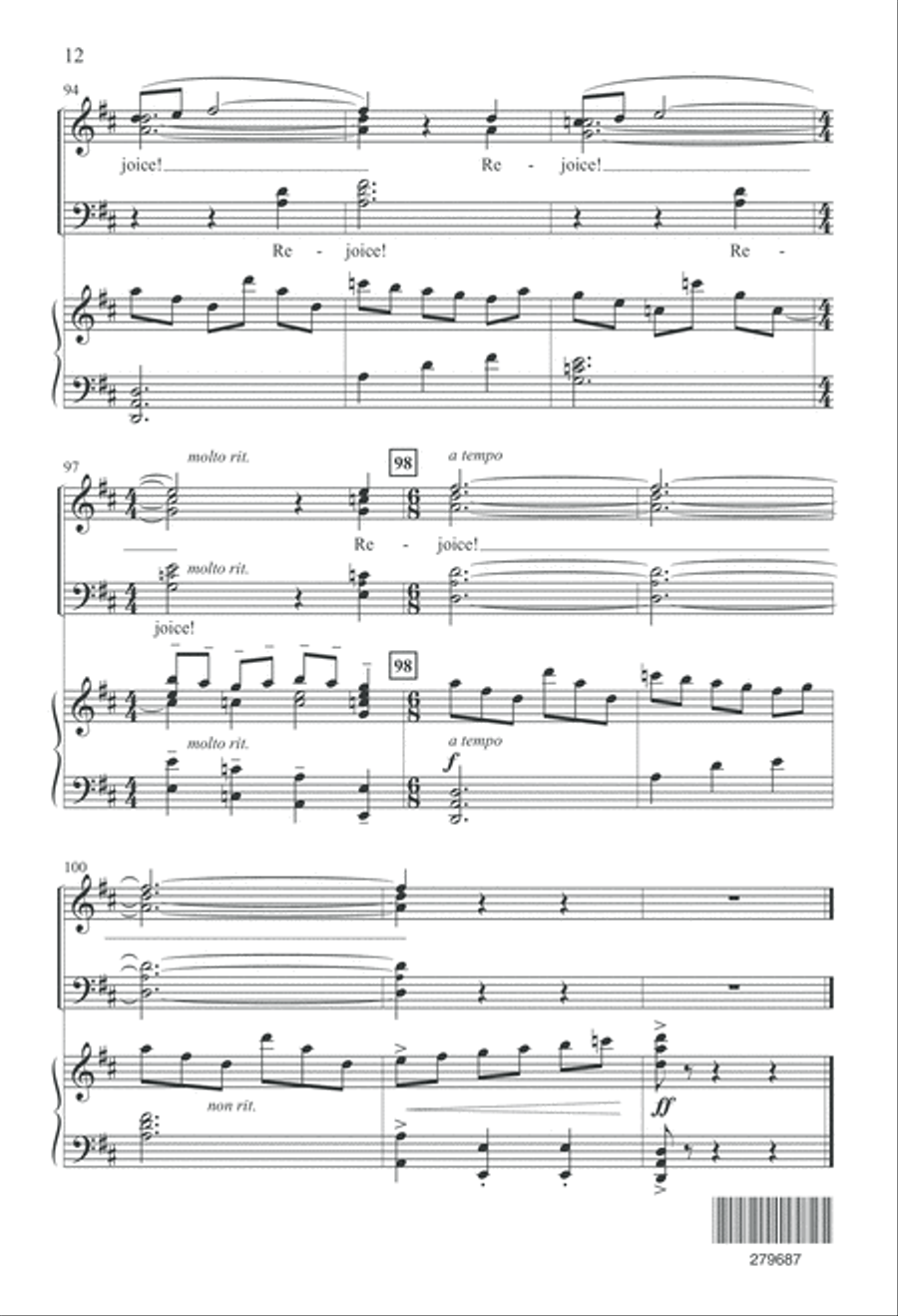 Emmanuel Shall Come (Digital Download) 4-Part scores gallery preview page 12