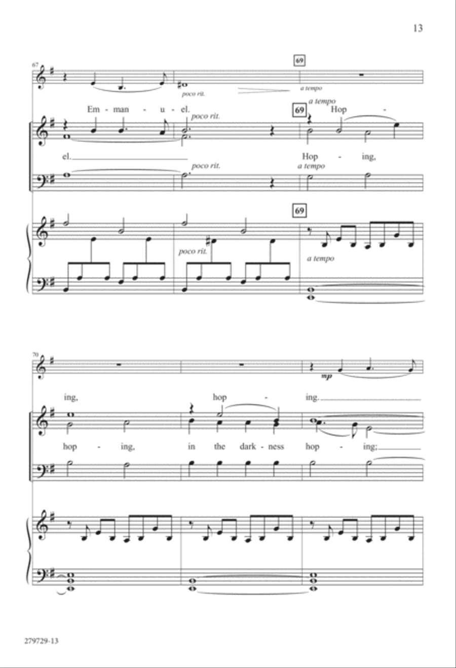 Rising Sun of Heaven (Digital Download) 4-Part scores gallery preview page 13